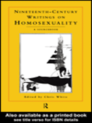 cover image of Nineteenth-Century Writings on Homosexuality